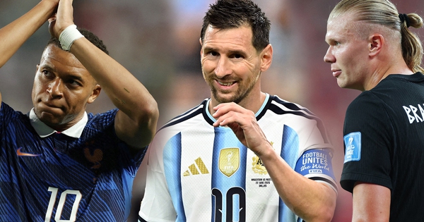 Messi, Mbappe và Haaland đua tam mã cực kỳ gay cấn: World Cup xem ‘cuốn’ đến lạ lùng - hình ảnh - ok9tiger.com Messi, Mbappe và Haaland đua tam mã cực kỳ gay cấn: World Cup xem ‘cuốn’ đến lạ lùng - hình ảnh - ok9tiger.com