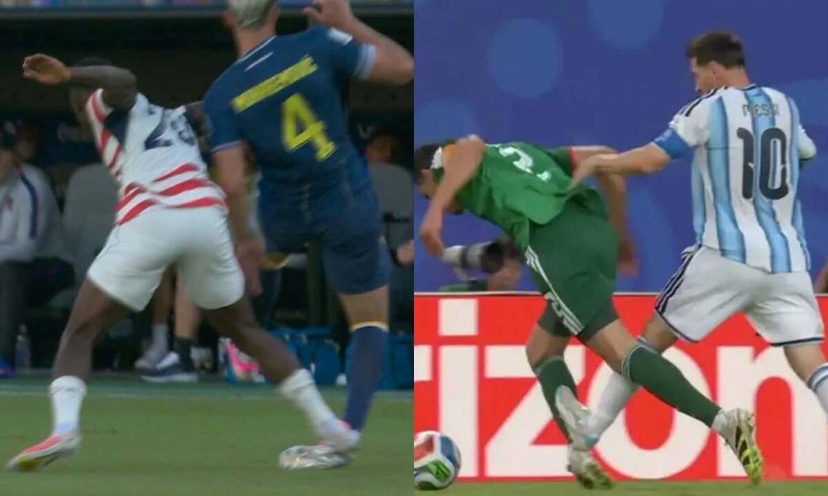Messi bị réo tên khi tiền đạo Mỹ nhận thẻ đỏ ở World Cup - hình ảnh - ok9tiger.com